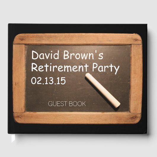 退職した先生退職パーティーゲストブック ゲストブック (正面)