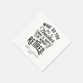 退職した先生院長 スタンダードカクテルナプキン (角)