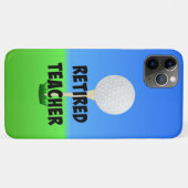 退職した先生、ティーゴルフボール Case-Mate iPhoneケース (裏面(横))