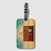 退職した先生、旅行時間の増加 ラゲッジタグ (正面縦)