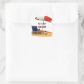 退職した先生...時間リラックス... スクエアシール (バッグ)