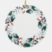 退職した初めてのクリスマスオーナメント セラミックオーナメント (裏面)