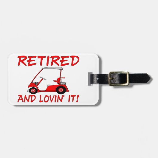 退職した及びLovinそれ ラゲッジタグ (正面横)