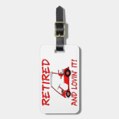 退職した及びLovinそれ ラゲッジタグ (正面縦)