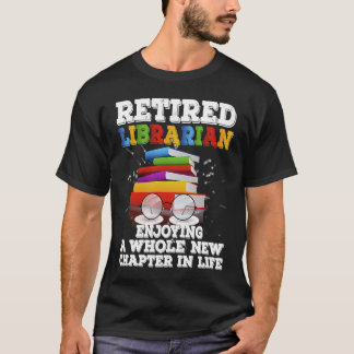 退職した図書司書 Tシャツ
