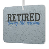 退職した夢の車のエアおもしろいフレッシュ カーエアーフレッシュナー (左)