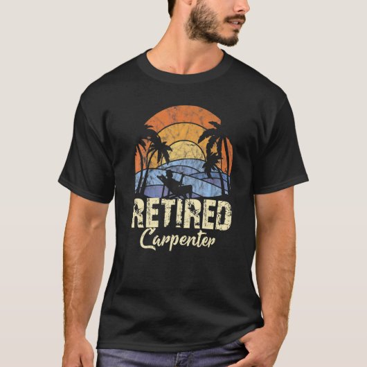 退職した大工 Tシャツ (正面)