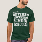 退職した学長Tシャツの退職おもしろい者 Tシャツ (正面)