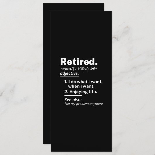 退職した定おもしろい定 シーズンカード (正面/裏面)