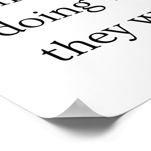 退職した定おもしろい義 ポスター (角)