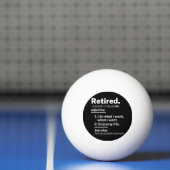 退職した定年退おもしろい職 卓球ボール (ネット)
