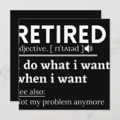 退職した定義,除おもしろい・売却, 退職した セーブザデート (正面/裏面)