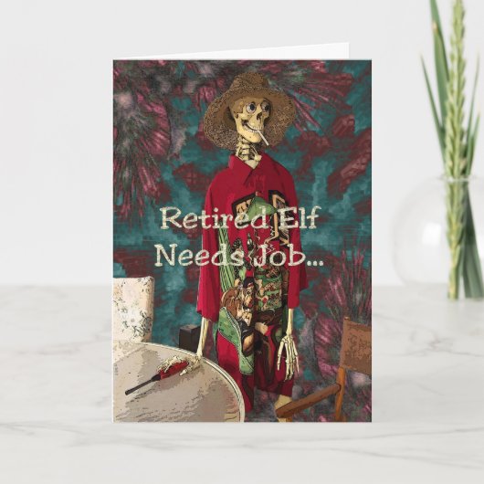 退職した小妖精や小人 シーズンカード (正面)