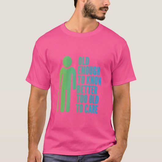 退職した年金受給者高齢者 Tシャツ (正面)