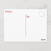 「退職した幸せ」 ポストカード (裏面)