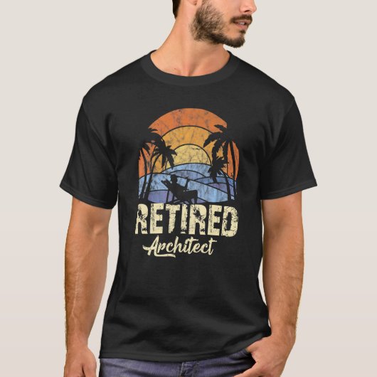 退職した建築家 Tシャツ (正面)