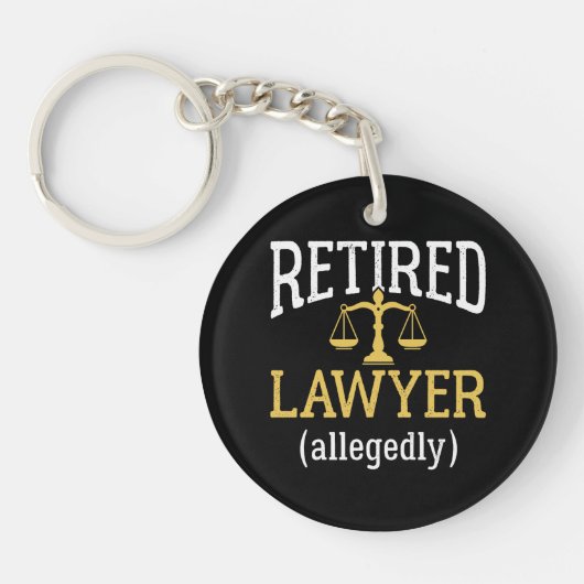 退職した弁護士が容疑 キーホルダー (正面)