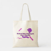 退職した微生物学者よ トートバッグ (裏面)