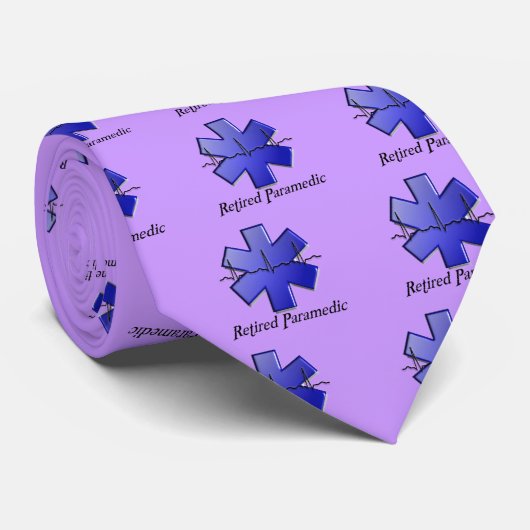 退職した救急医療隊員 ネクタイ (ロール)