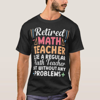 退職した数学教師のNo Tシャツ