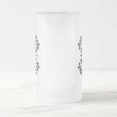 退職した整備士 |フルタイムグランドパタイポグラフィ フロストグラスビールジョッキ (中央)