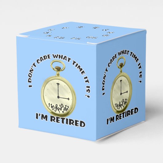 退職した時ユーモアのある フェイバーボックス (正面サイド)