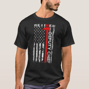 退職した次消防首席退職消防士U Tシャツ