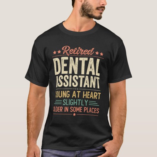 退職した歯科助手 Tシャツ (正面)