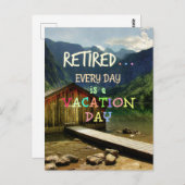 -退職した毎日は休日 ポストカード (正面/裏面)