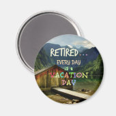 -退職した毎日休暇日 マグネット (正面/裏面)