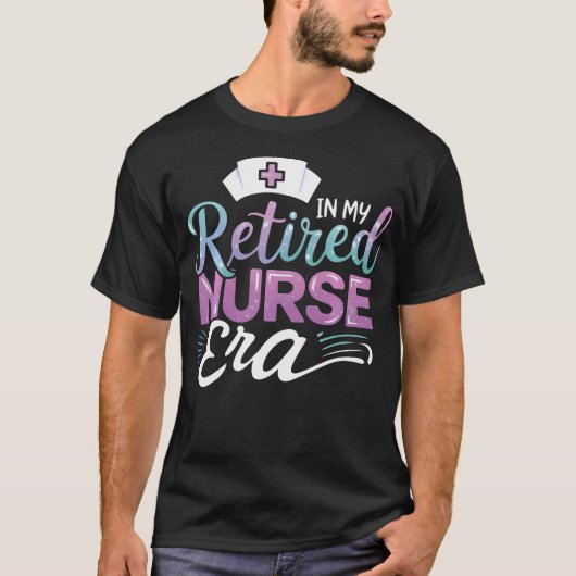 退職した看護師の時代 私のシニア看護師退職LPN Tシャツ (正面)