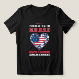退職した看護師の自慢のTシャツ トライブレンドTシャツ