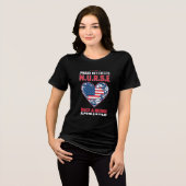 退職した看護師の自慢のTシャツ トライブレンドTシャツ (正面全面)