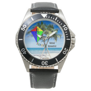 退職した眼科医、ユーモア 腕時計