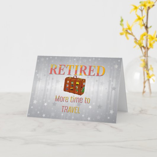 退職した移動時間の増加 カード (黄色い花)