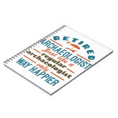 退職した考古学の幸福おもしろい化 ノートブック (左側)