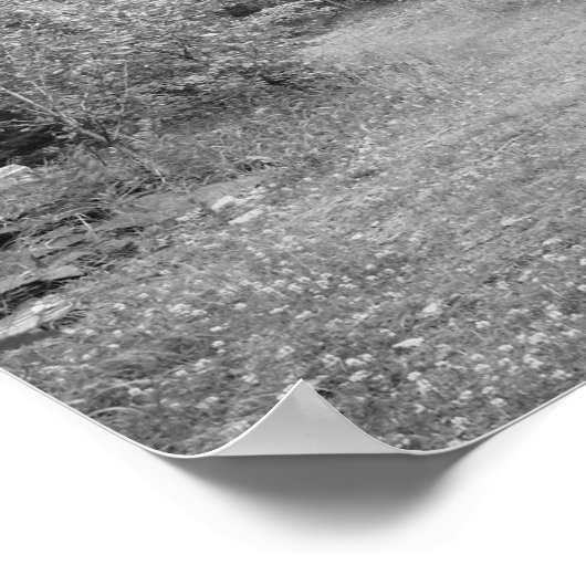 退職した蒸気列車 ポスター (角)