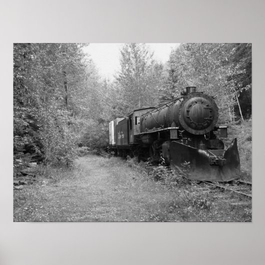 退職した蒸気列車 ポスター (正面)