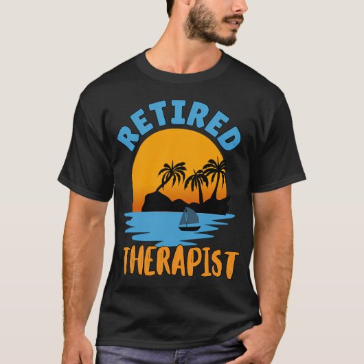 退職した薬剤師 Tシャツ (正面)