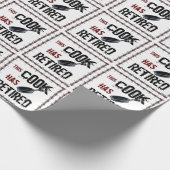 退職した調理師 ラッピングペーパー (角)