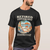 退職した買掛金管理担当者のリラクゼーション Tシャツ (正面)