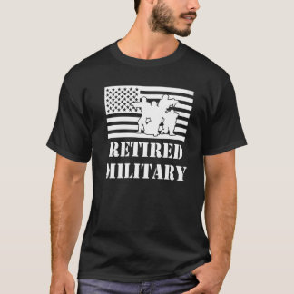 退職した軍隊退職軍隊退職 Tシャツ