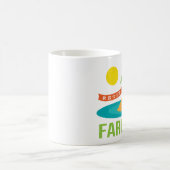 退職した農家 コーヒーマグカップ (中央)