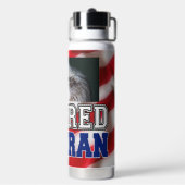 退職した退役軍人 ウォーターボトル (背面)