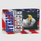 退職した退役軍人 ゴルフタオル (横)