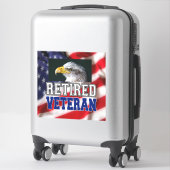 退職した退役軍人 シール (スーツケース)