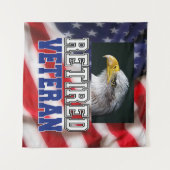 退職した退役軍人 タペストリー (正面(横))