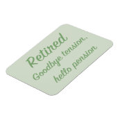 退職した:さようならテンション、ハローペンション マグネット (左側)