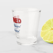 退職した: さようなら張力こんにちは年金! ショットグラス (右)