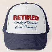 退職した:さよならテンションHello Pension! キャップ (正面)